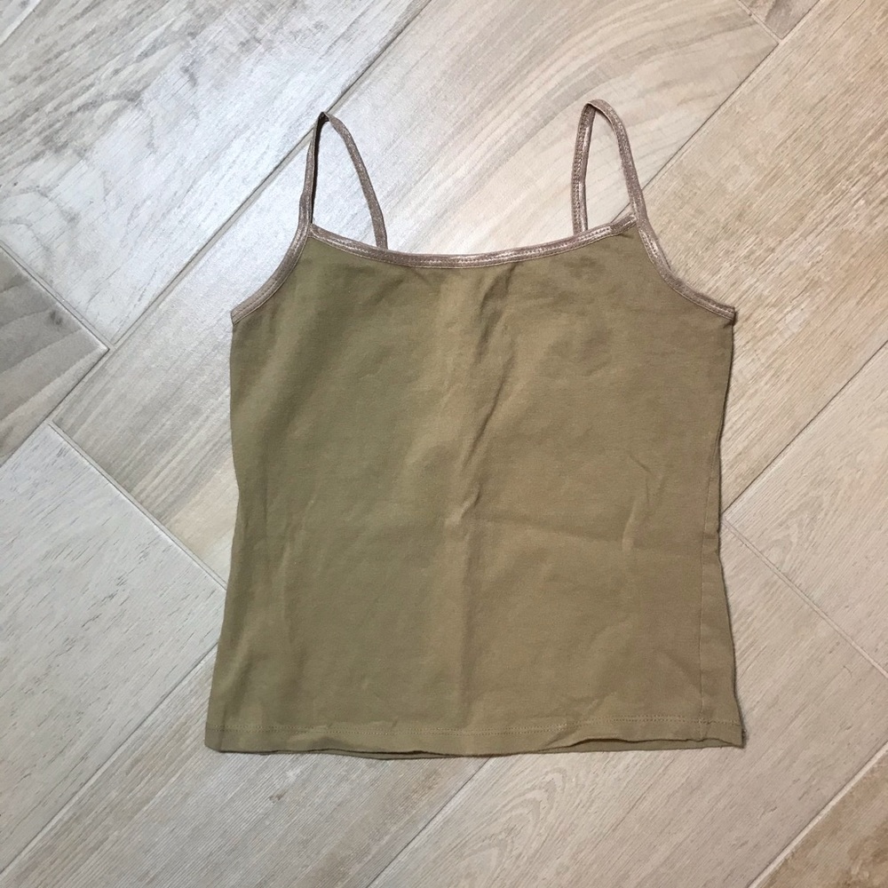 Tan camisole tank - medium